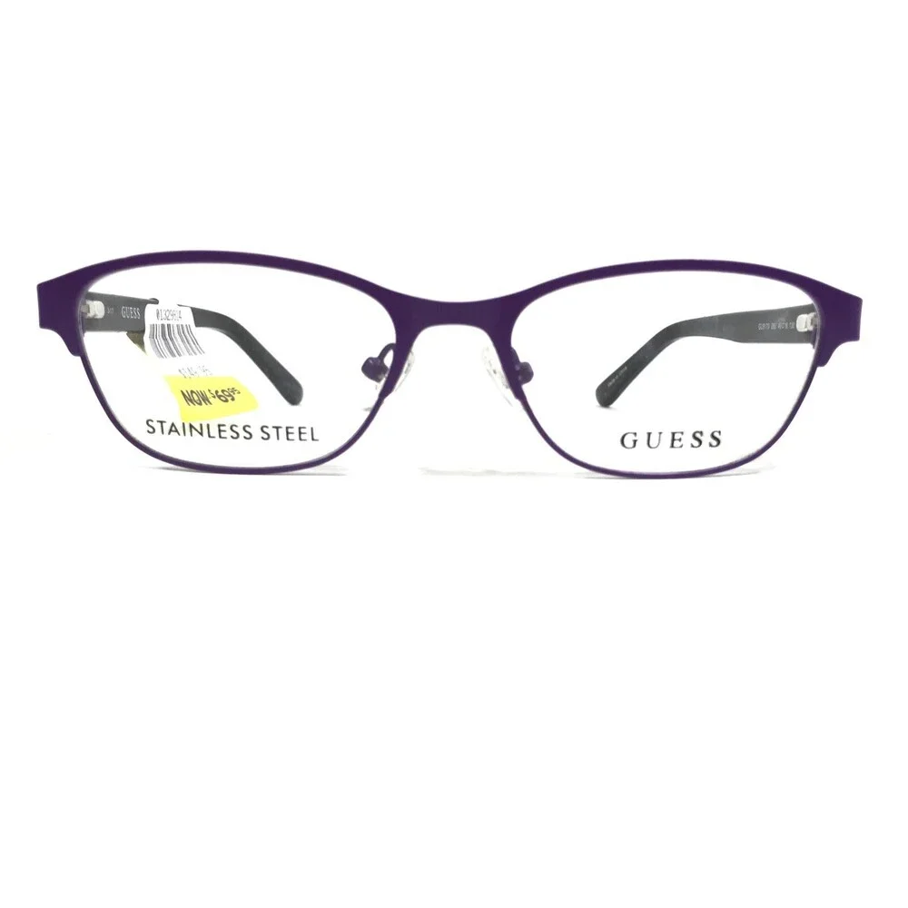 Guess Kids Eyeglasses GU9170 082 Frames Purple Cat Eye Full Rim 49-16-130